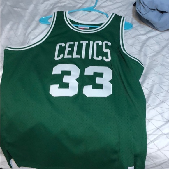 Larry bird jersey Tank Tops